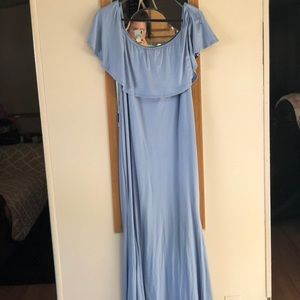 Pink Blush Maternity Gown